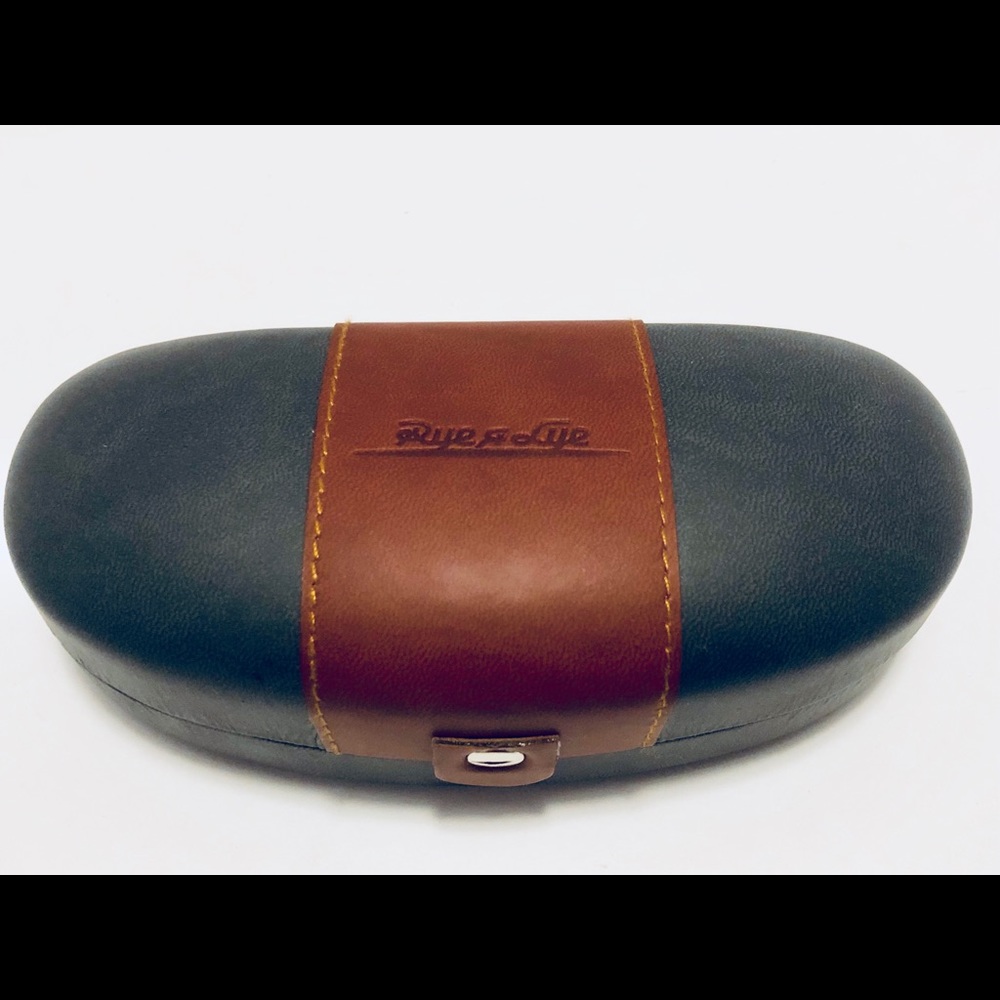 Rye & Lye Eyeglasses/Sunglasses Case Green Leather